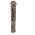 chengdu handmade over the apricot pointed toe snakeskin leather over the knee boots for women